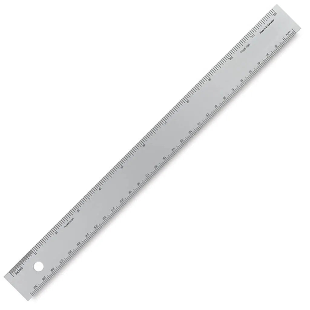 Alumicolor Standard Straight Edge 12in, Silver