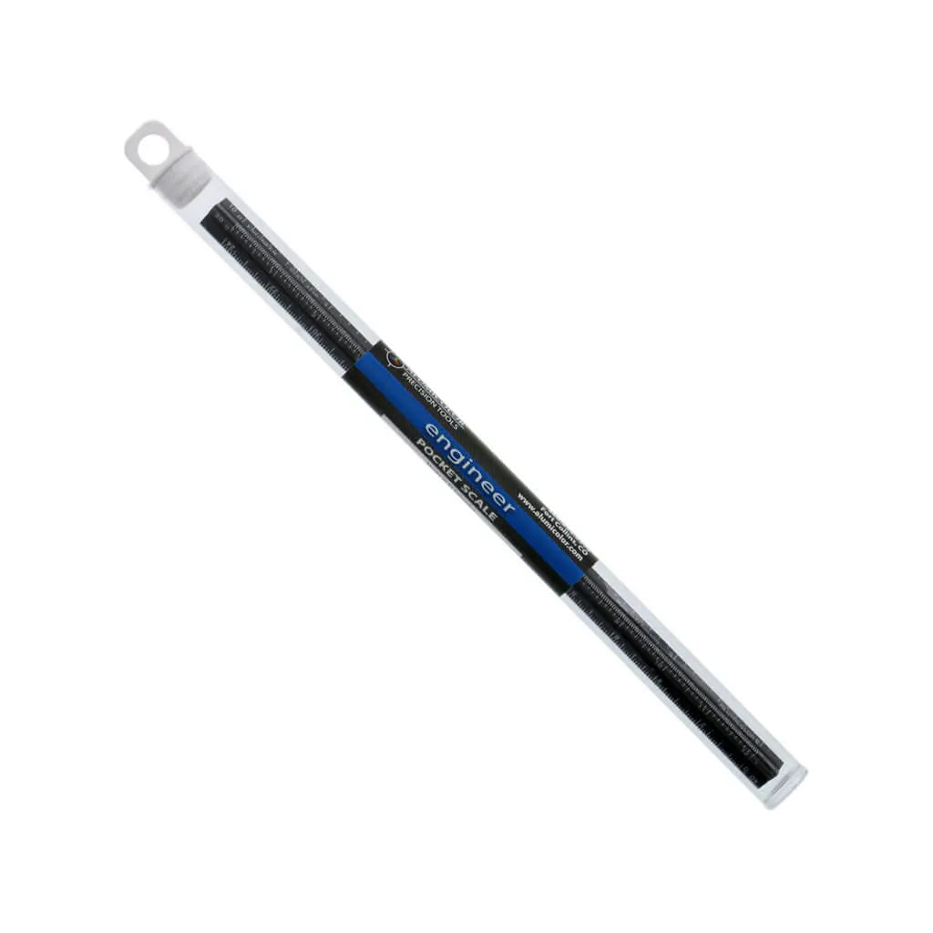 Alumicolor Pocket Scale 6in, Black, Combination