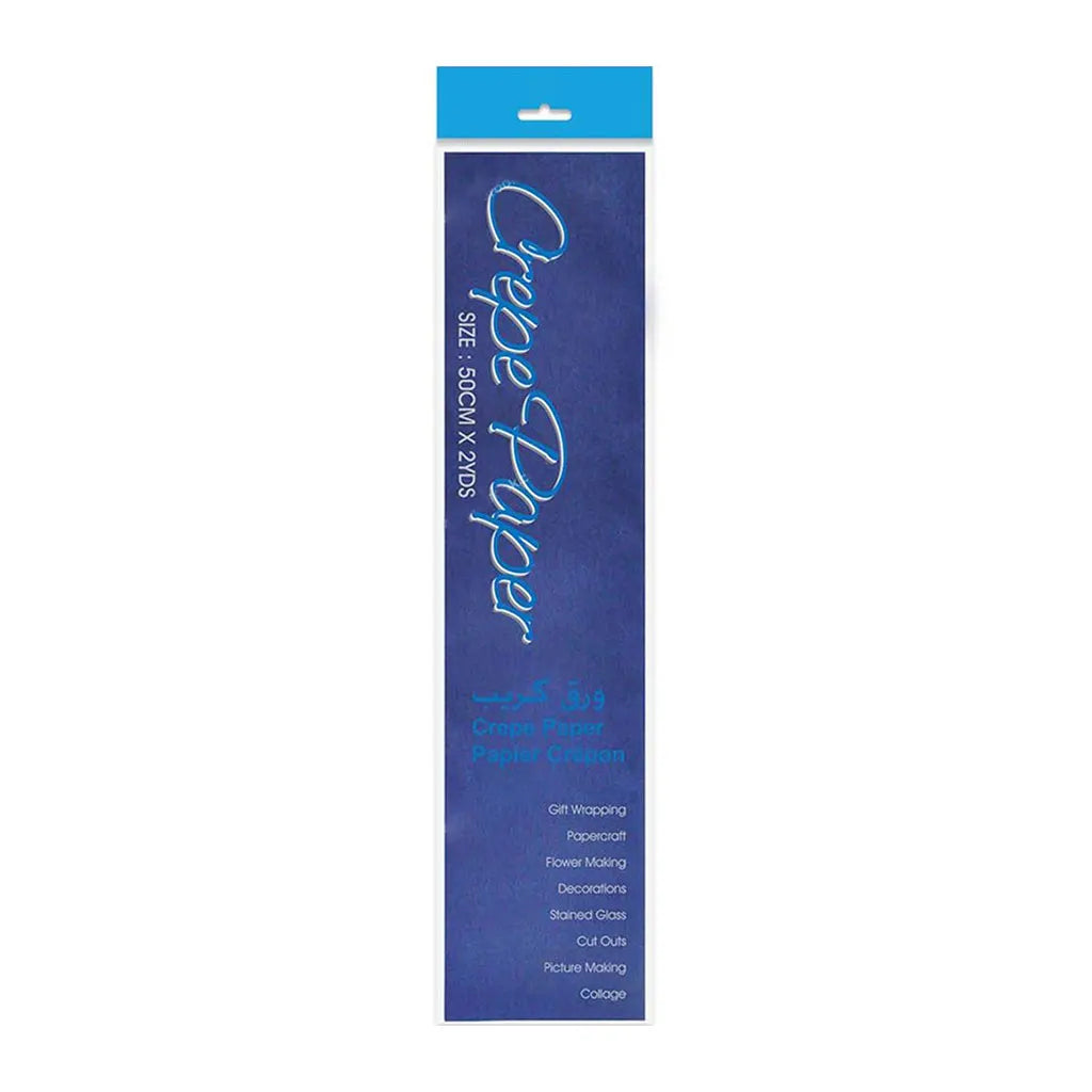 Crepe Paper 50x70cm Exo Blue, 50cm x 2yds