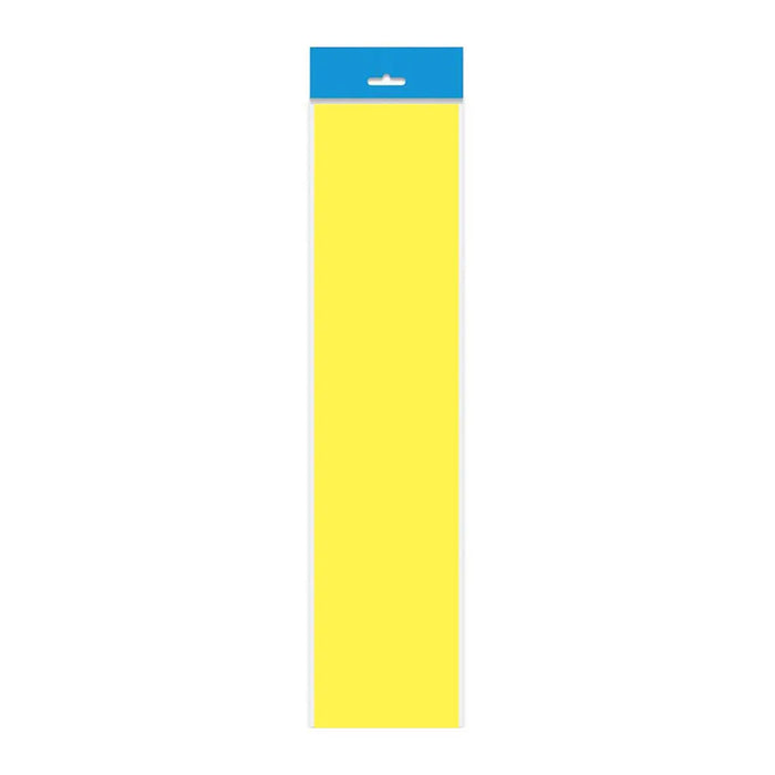 Crepe Paper Lemon Yellow, 50cm x 2yds