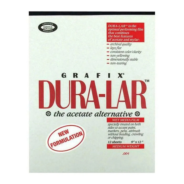 Grafix Duralar Wet Media Pad 004 9in x 12in, 12 Sheets