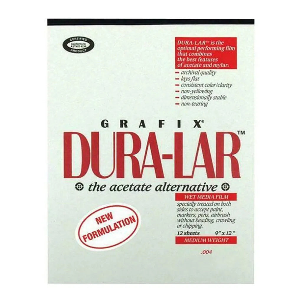 Grafix Duralar Wet Media Pad 004 9in x 12in, 12 Sheets