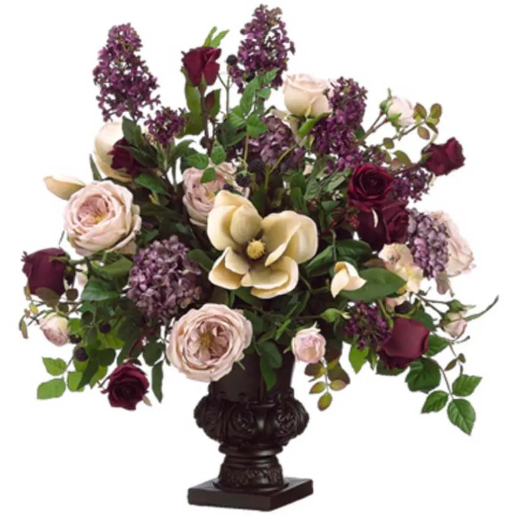 Lilac / Rose 28in H x 24in W x 24in L, Violet, Burgundy