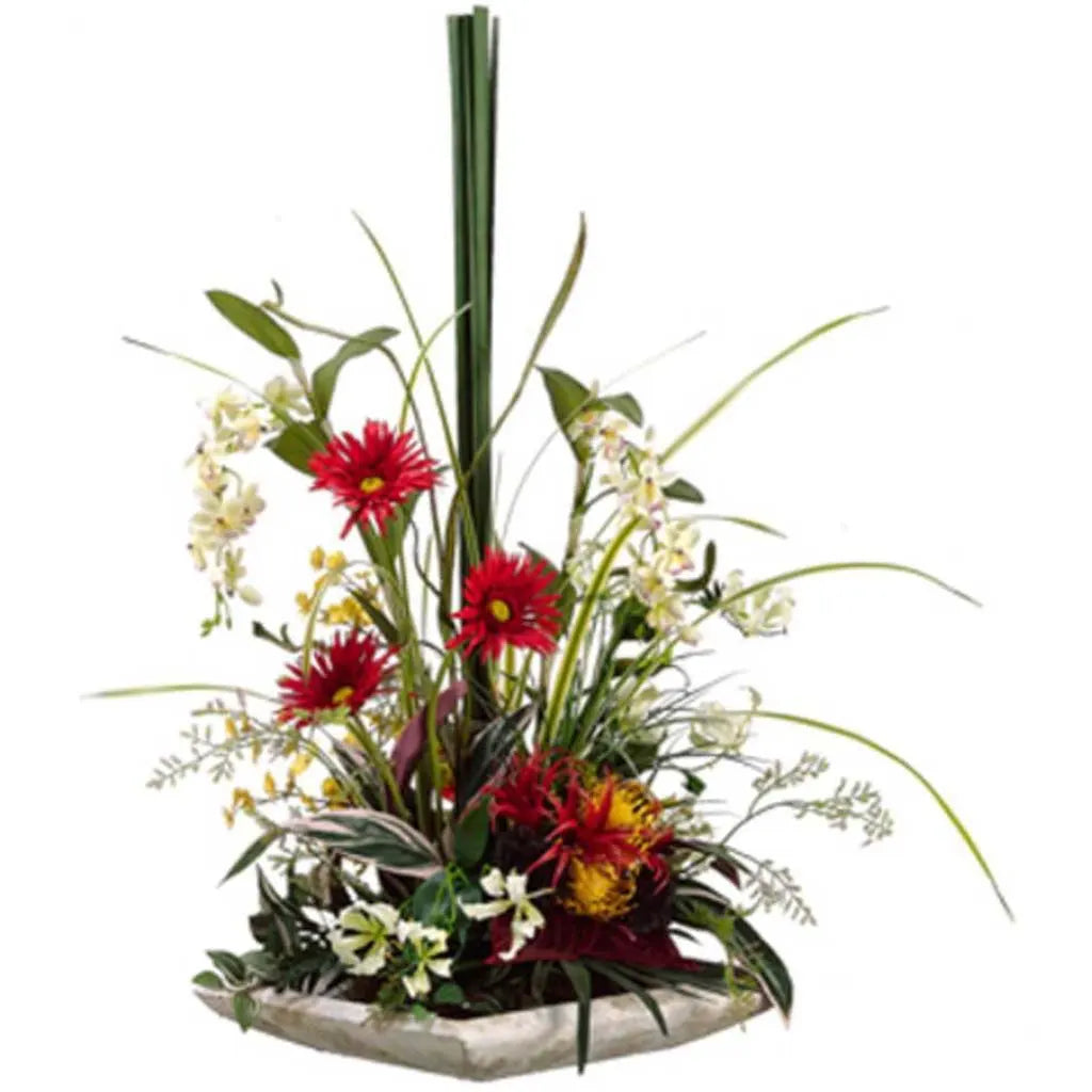 Protea / Anthurium / Dendronium 38in H x 29in W x 31in L