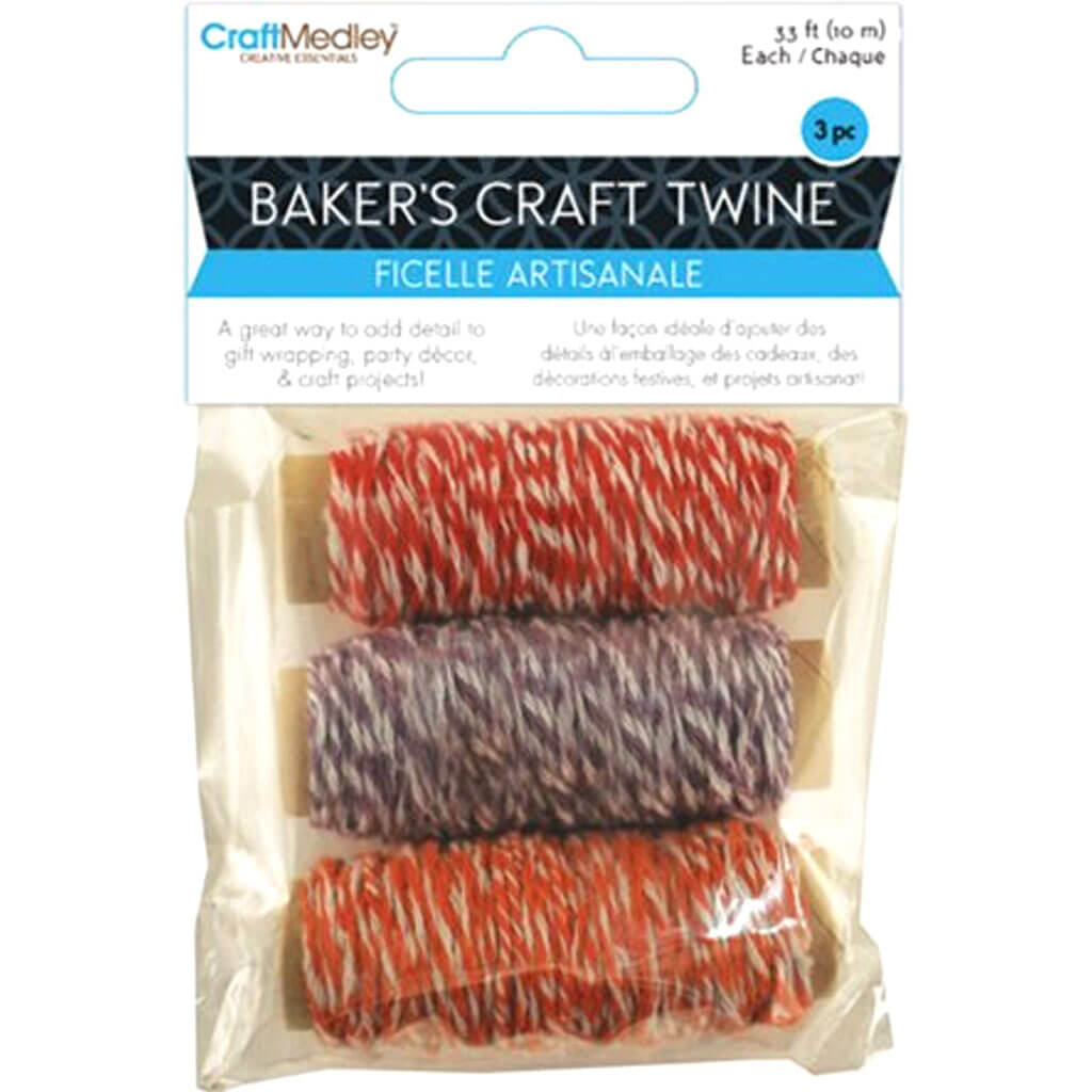 Baker&#39;s Craft Twine 3Pcs Spool Sweet