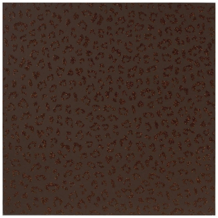 Funky Patterns Glitter Paper 12in x 12in, Cheetah Rocky
