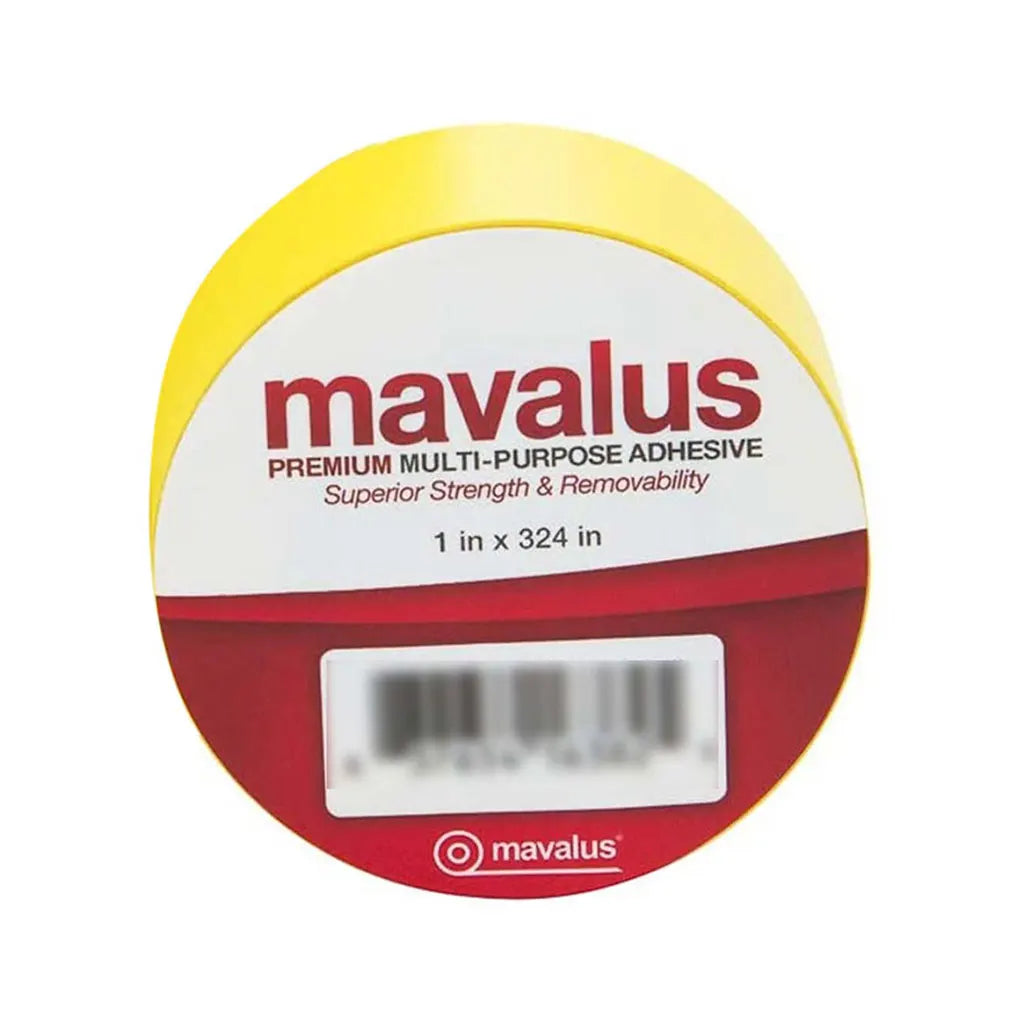 Mavalus Tape 1in x 9yds, Yellow