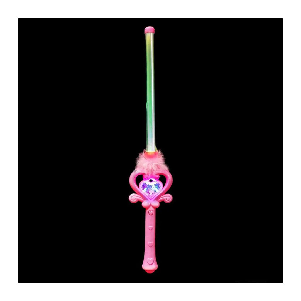 LED Light Up Fairy Heart Wand
