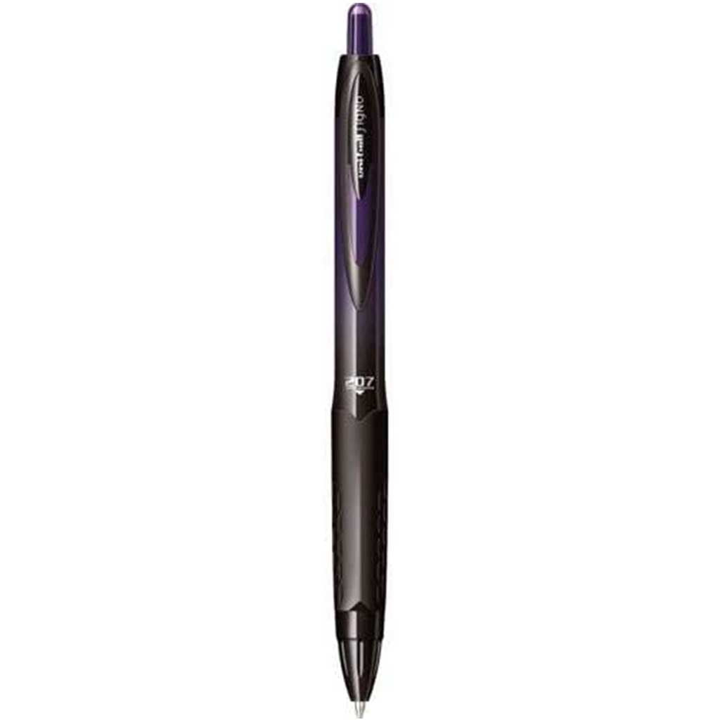 Uniball Gel Medium Purple Black 0.7mm