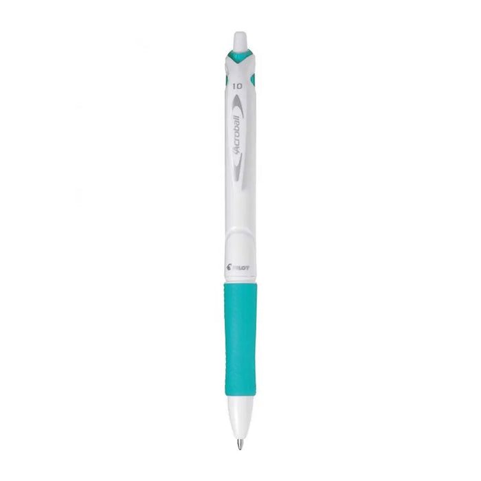 Acroball Pure White Hybrid Black Ink 0.7mm Green