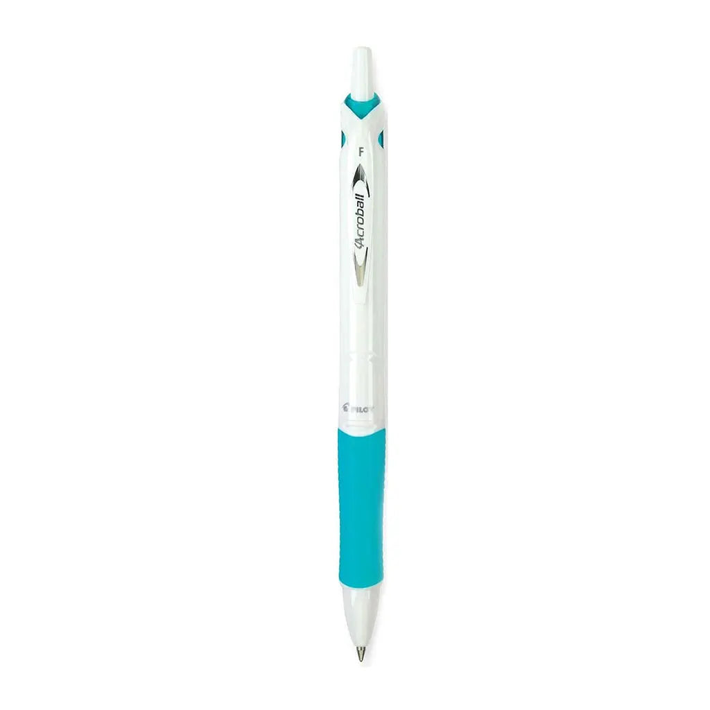 Acroball Pure White Hybrid Black Ink 0.7mm Turquoise