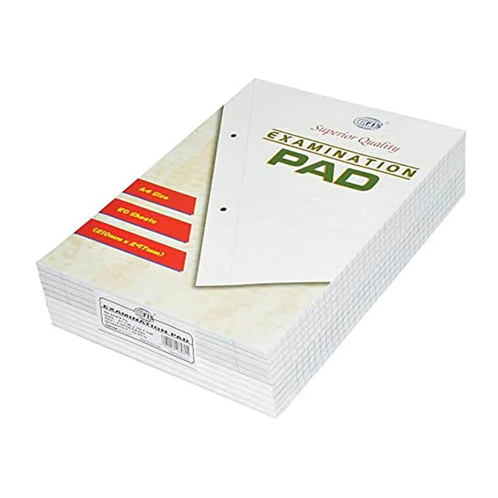 Examination Pad A4 With Hole 80 Sheets