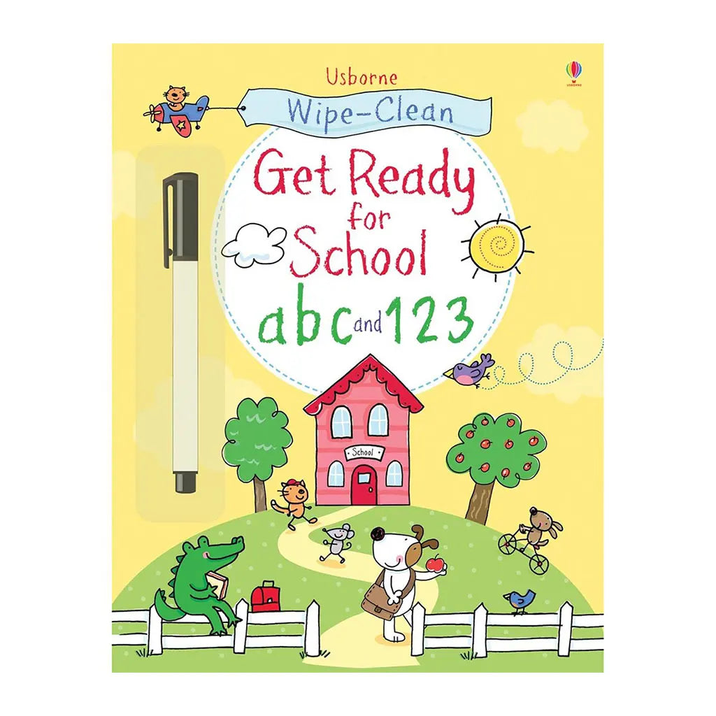 Usborne Wipe-Clean Ready for School ABC &amp; 123