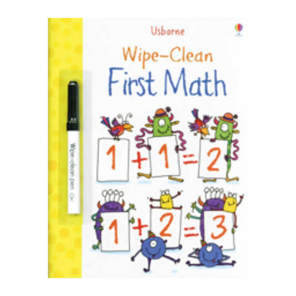 Wipe-Clean First Math Wipe Clean Books
