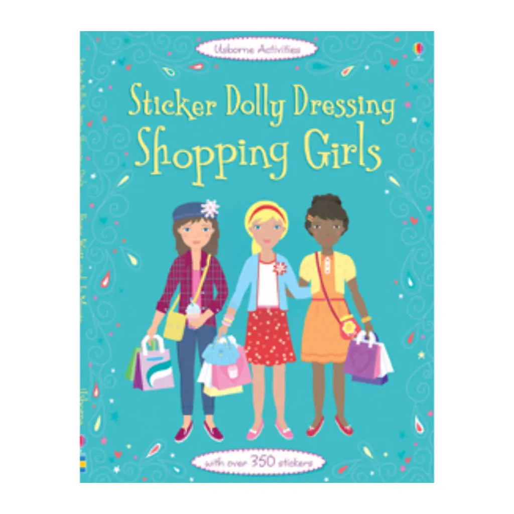 Book Sticker Dolly Dressing Shopping Girls