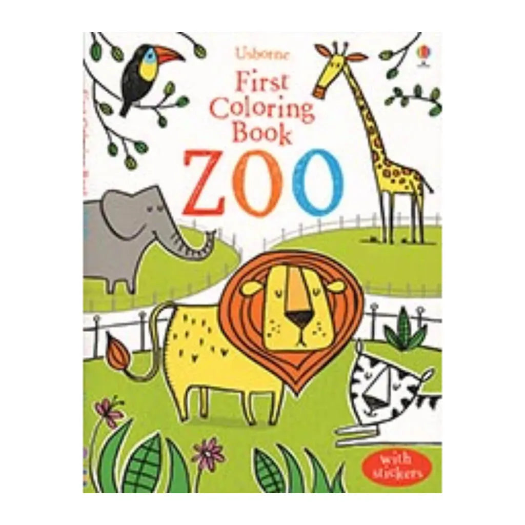 Usborne First Coloring Book Zoo