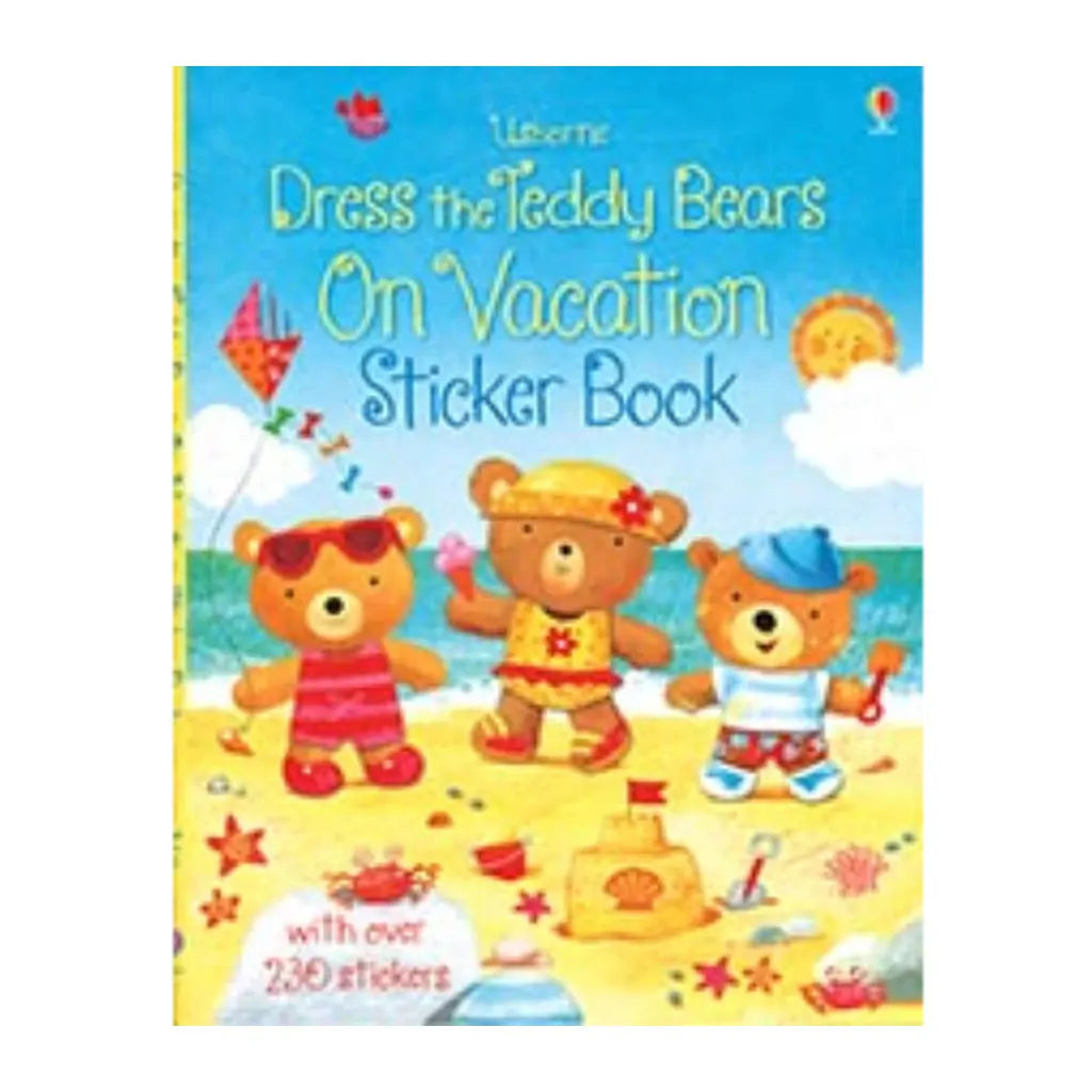 Usborne Dress the Teddy Bears on Vacation Sticker Book