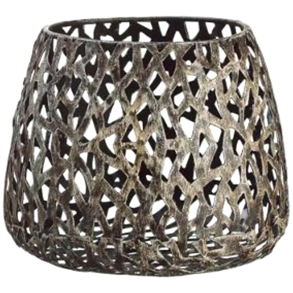 Metal Filigree Container 