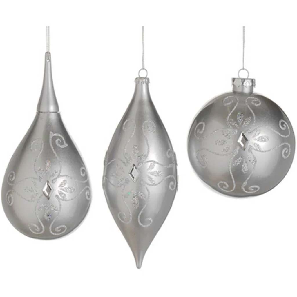 Ball/Finial/Teardrop Ornament 