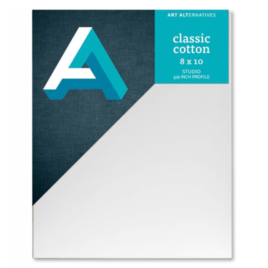 Classic Cotton Stretched Studio Canvas 3/4" Profile