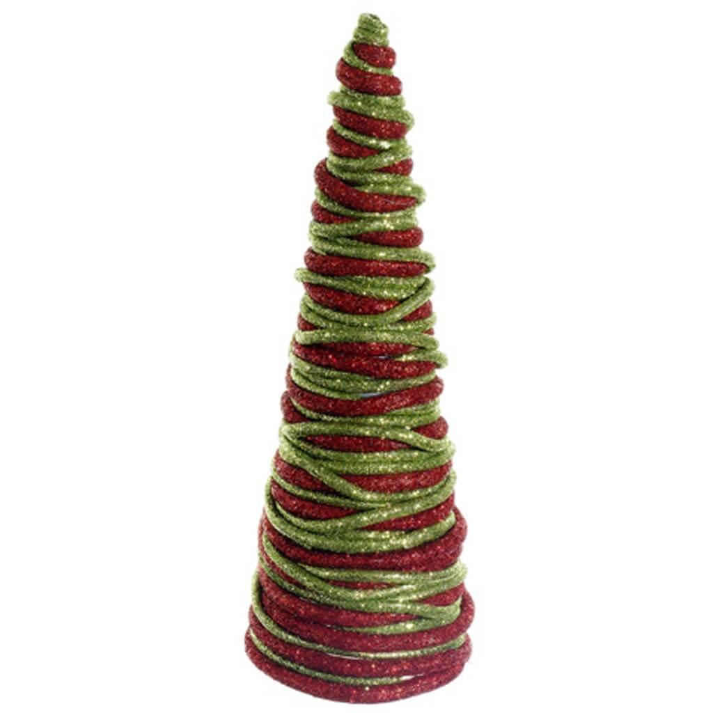 Glittered Cone Topiary 