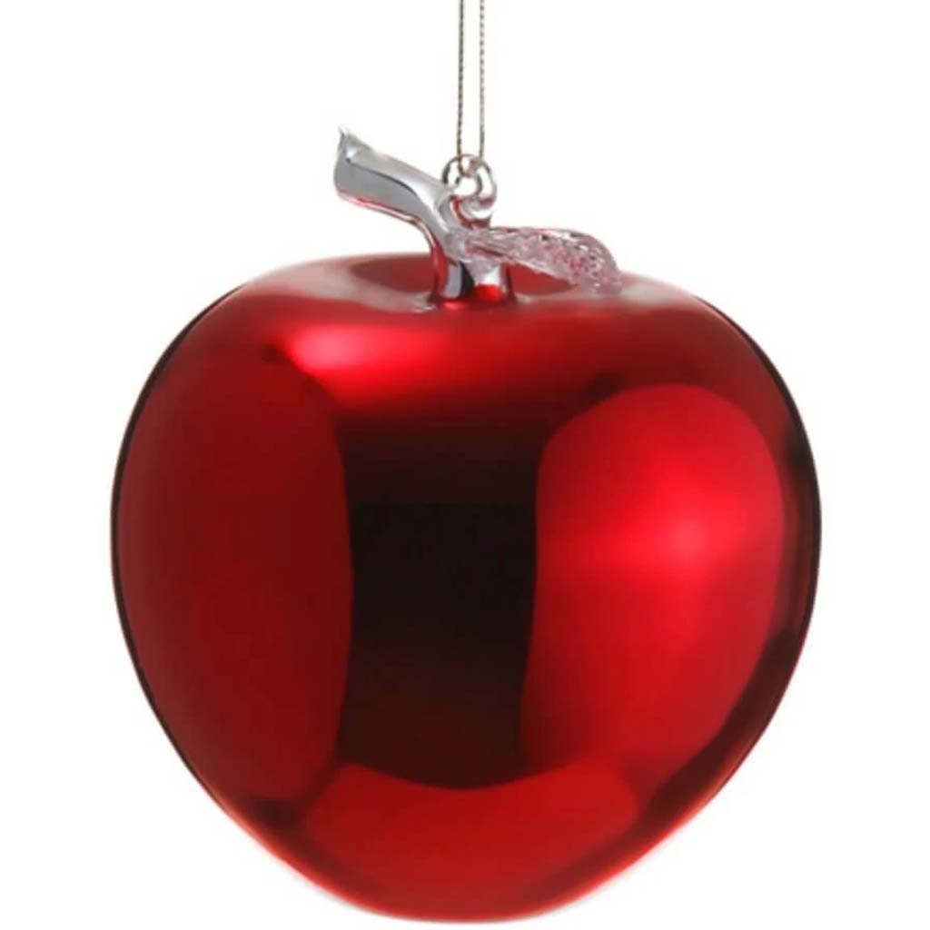 Glass Apple Ornament 