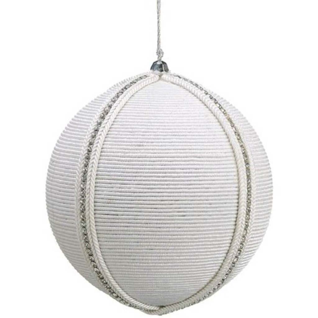 Rhinestone Cord Ball Ornament 