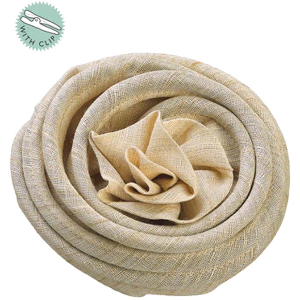 Fabric Rose Clip on Ornament 