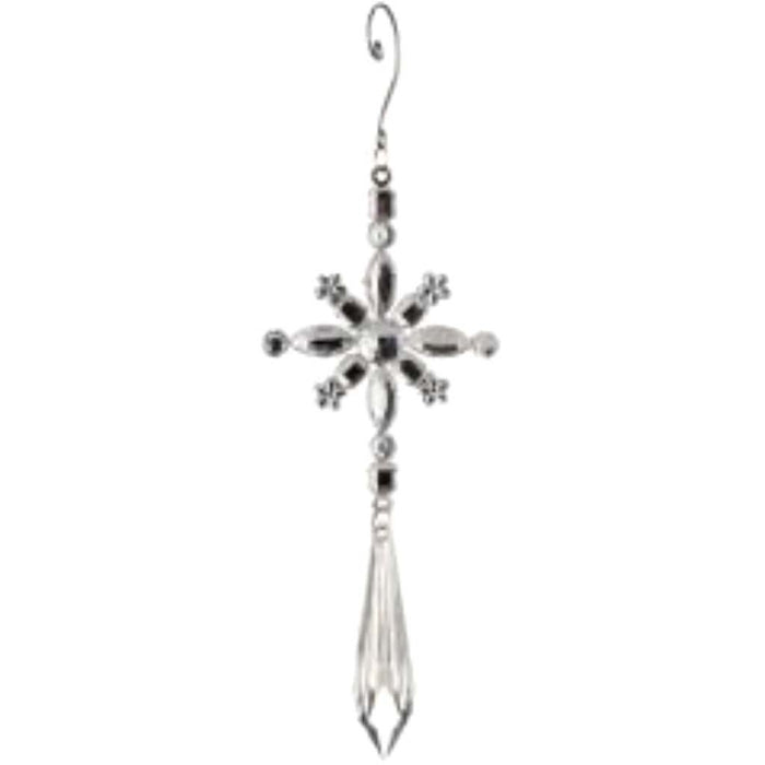 Rhinestone Snowflake Ornament 