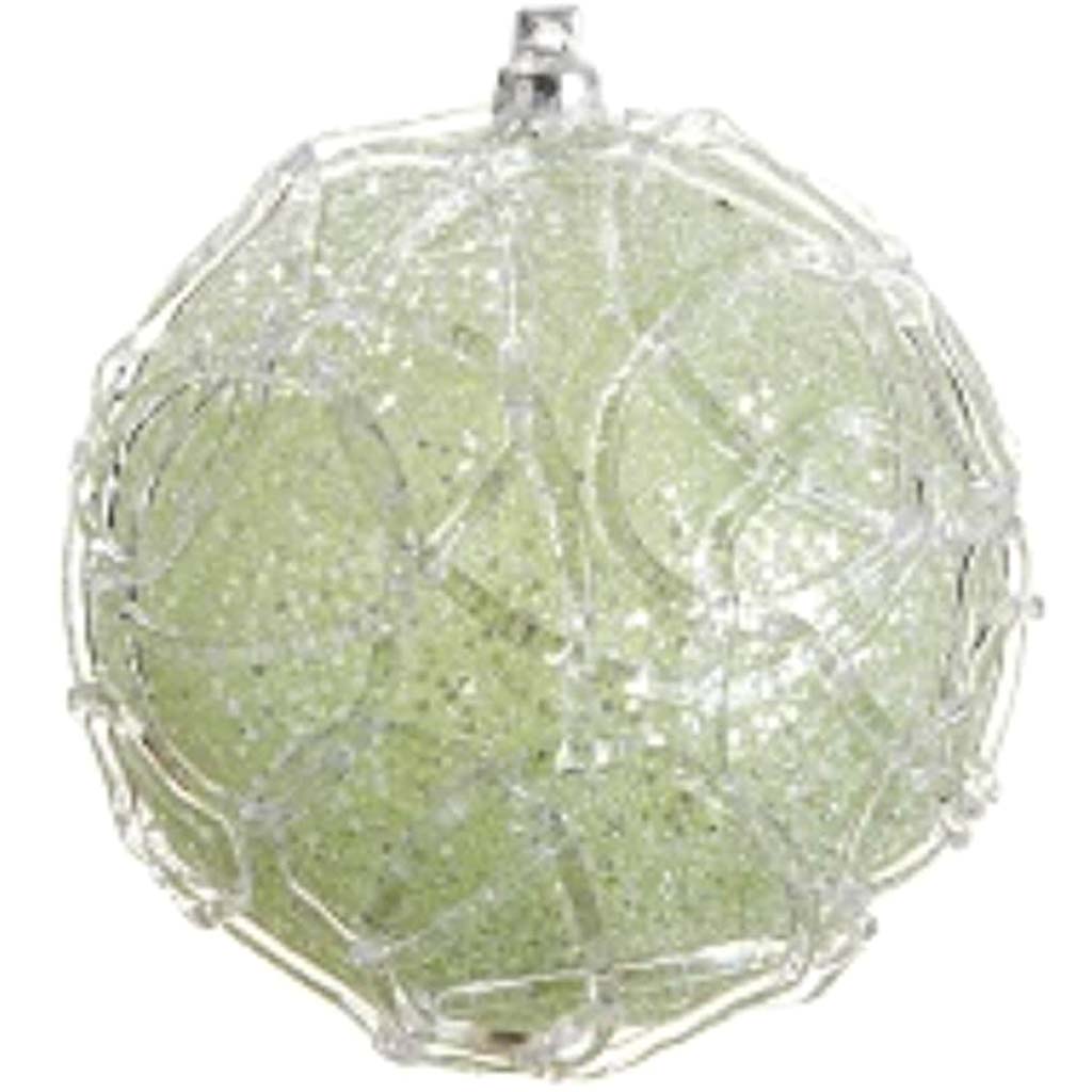 Glittered Swirl Pattern Finial Ornament 