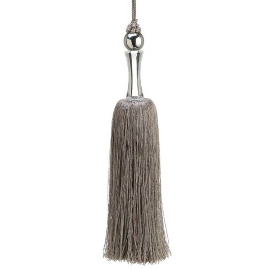 Faux Crystal Stainless Ball Tassel Ornament 