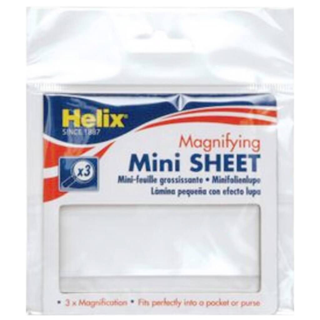 Mini Magnifying Sheet 3in x 2in