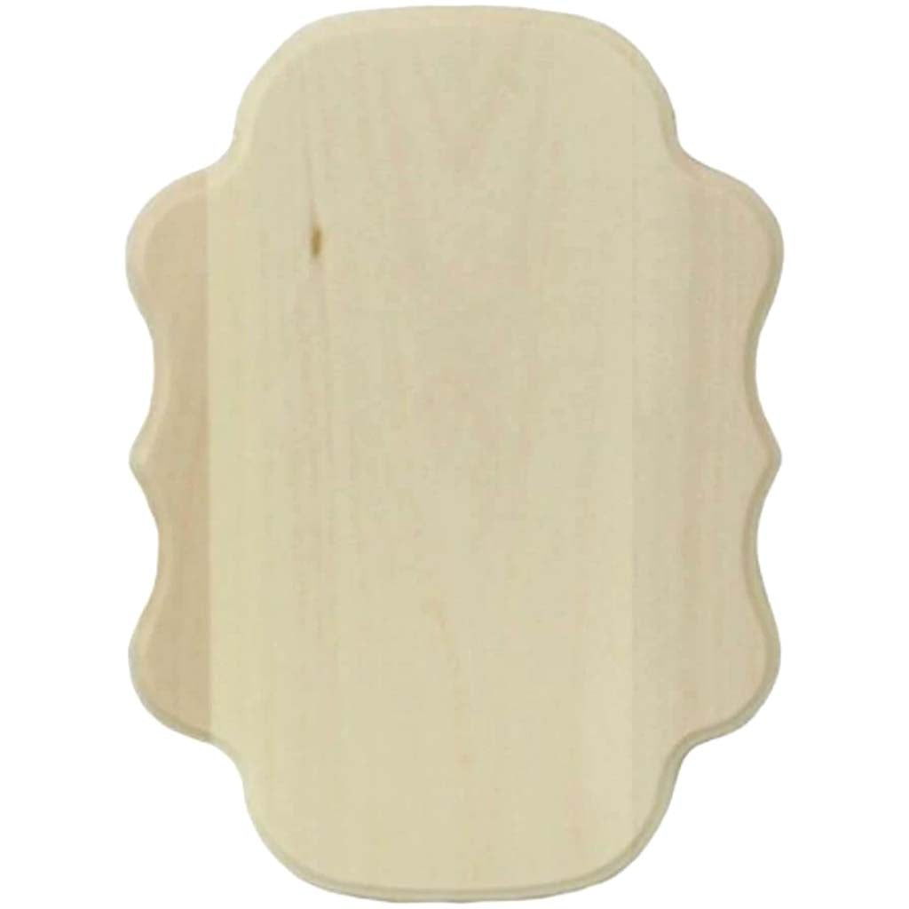 Basswood Thin Plaque 5in x 7in Monogram