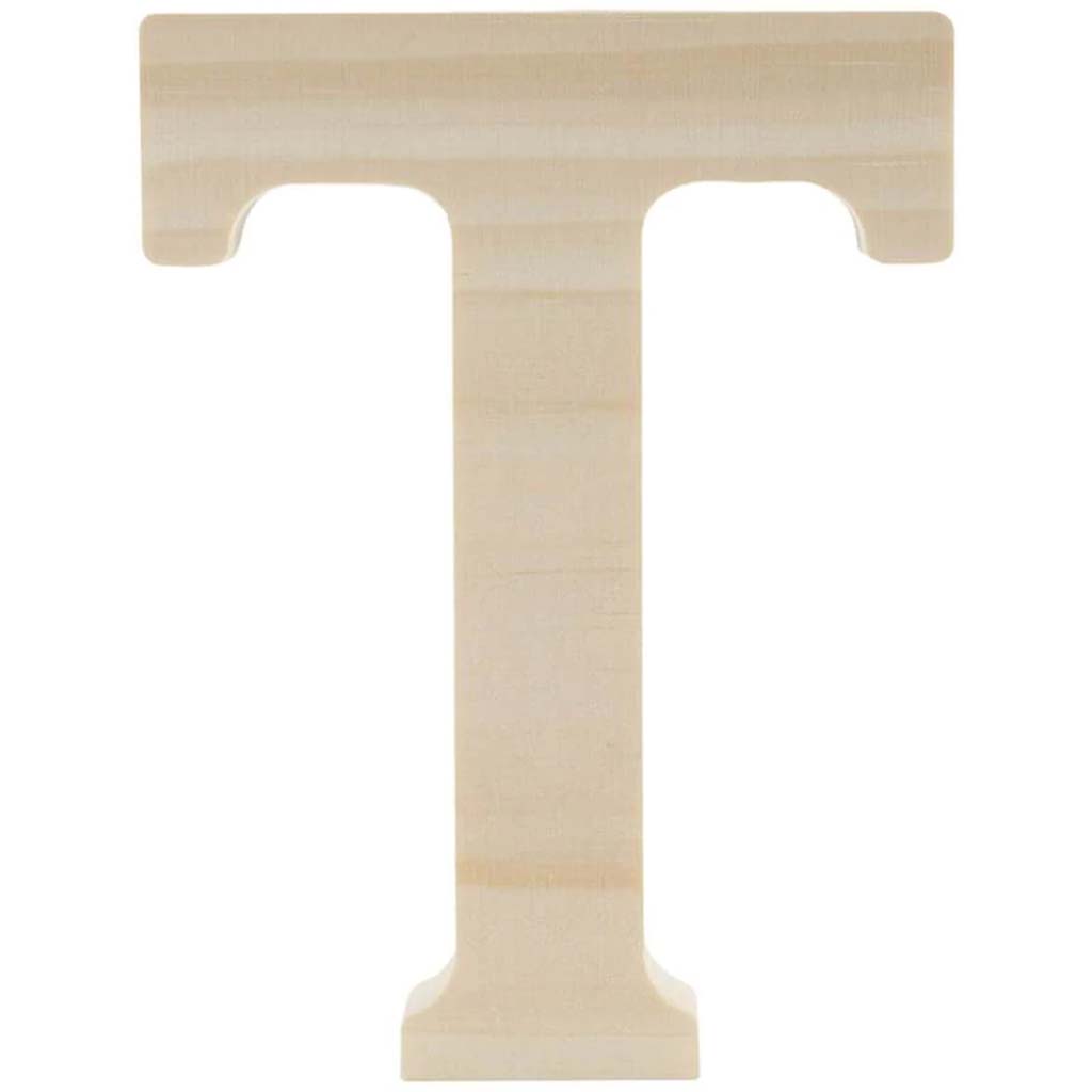 Wood Letter T 5in