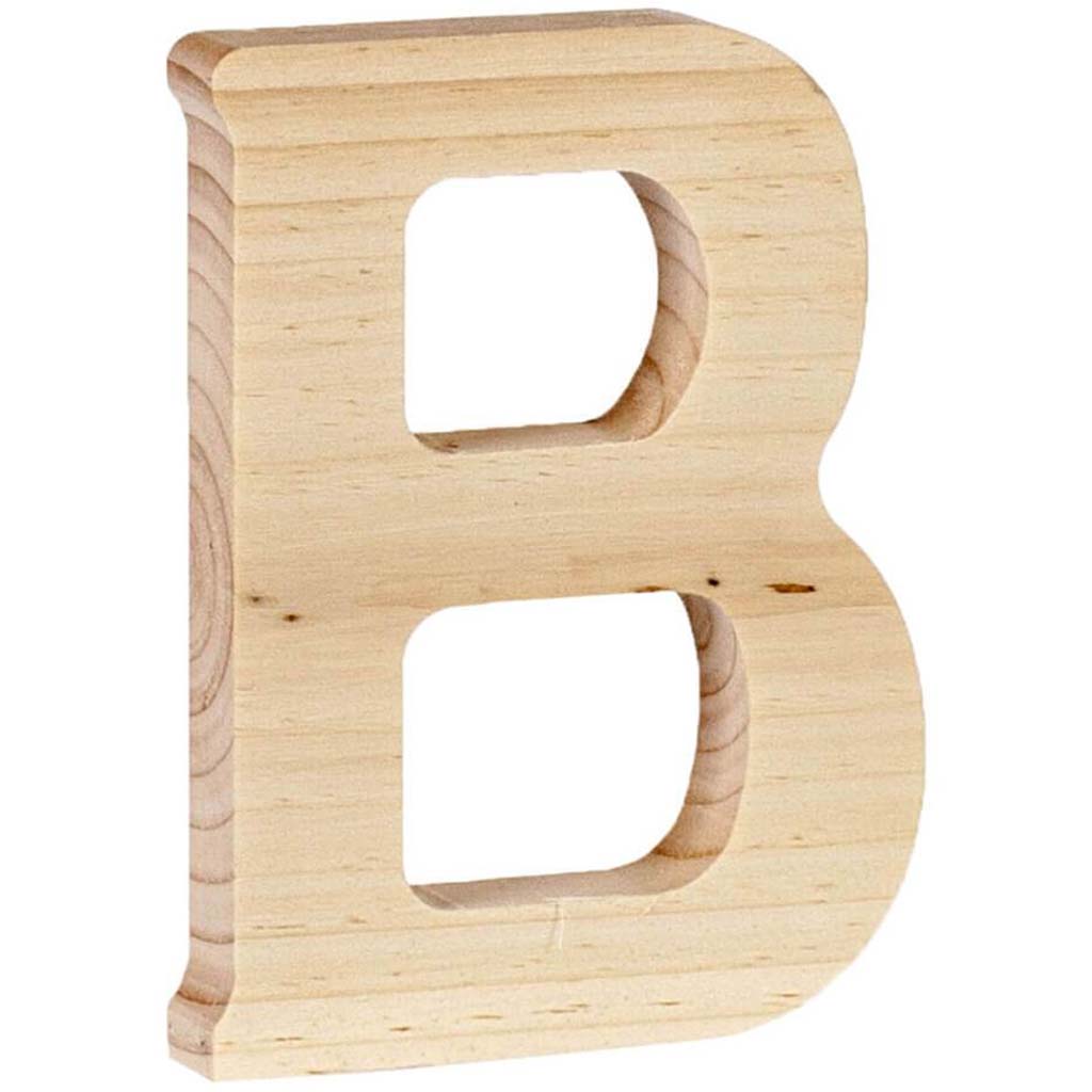 Wood Letter B 5in