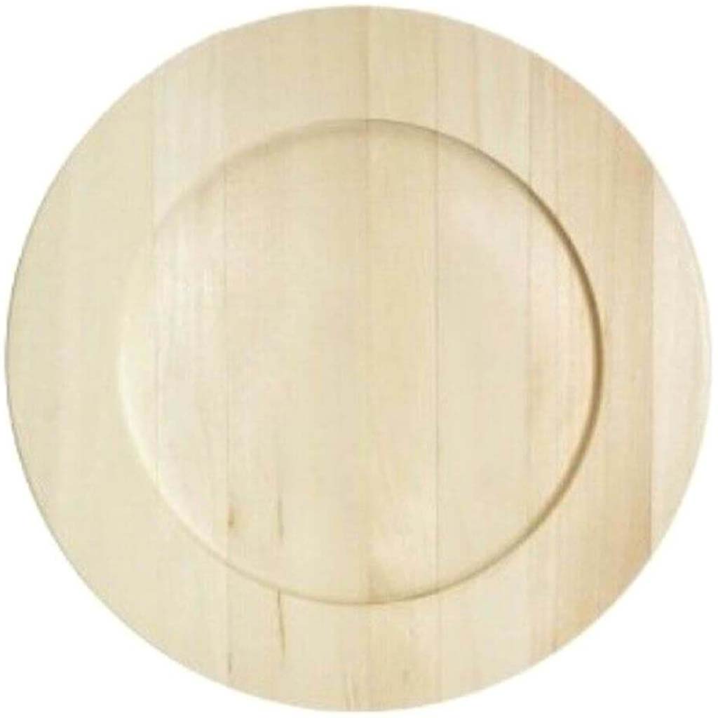 Basswood Round Plate 11.5in 