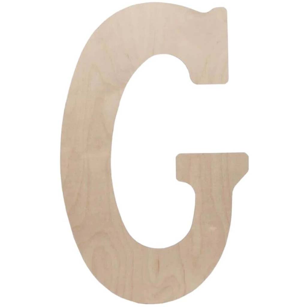 Wood Letter G 18in
