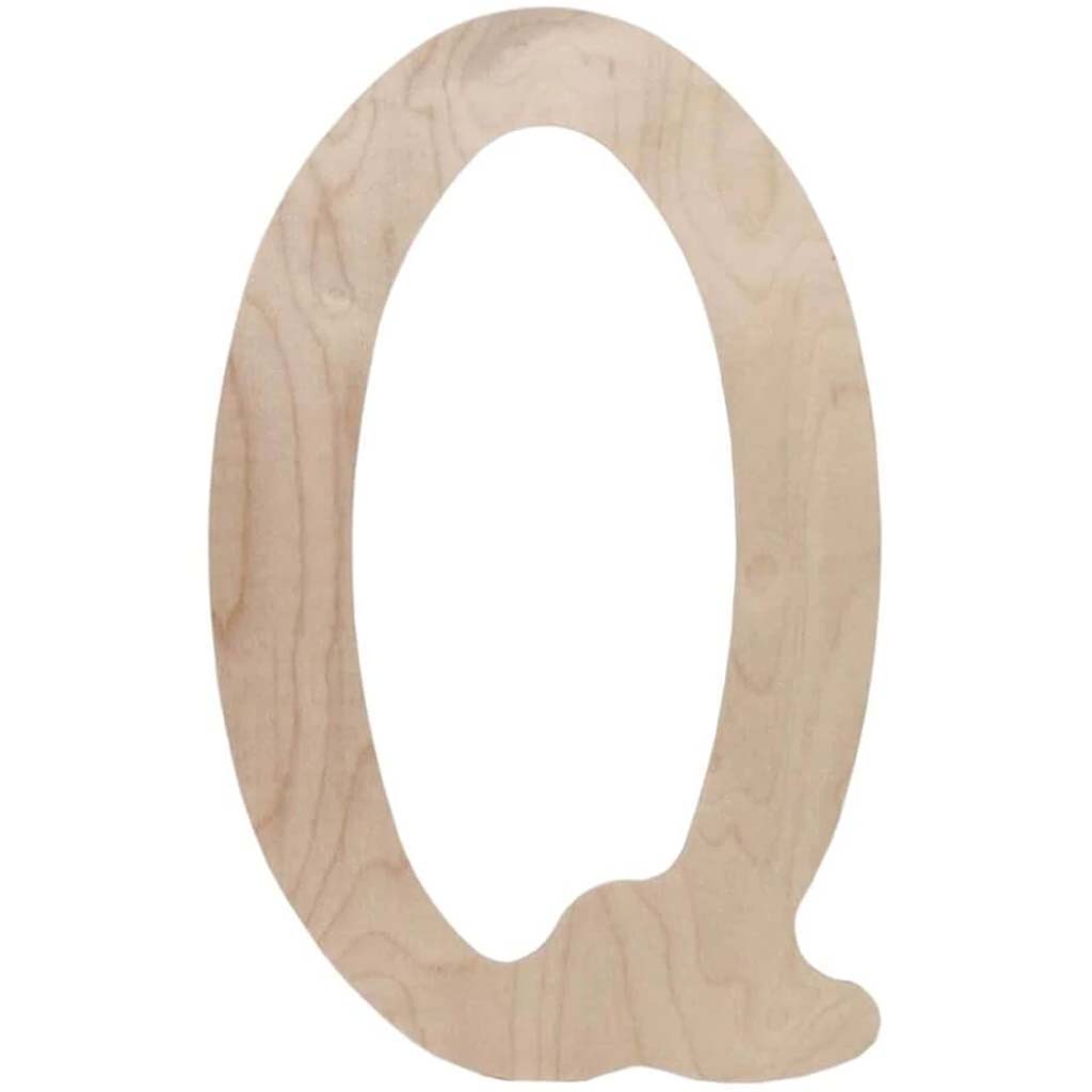 Wood Letter Q 18in