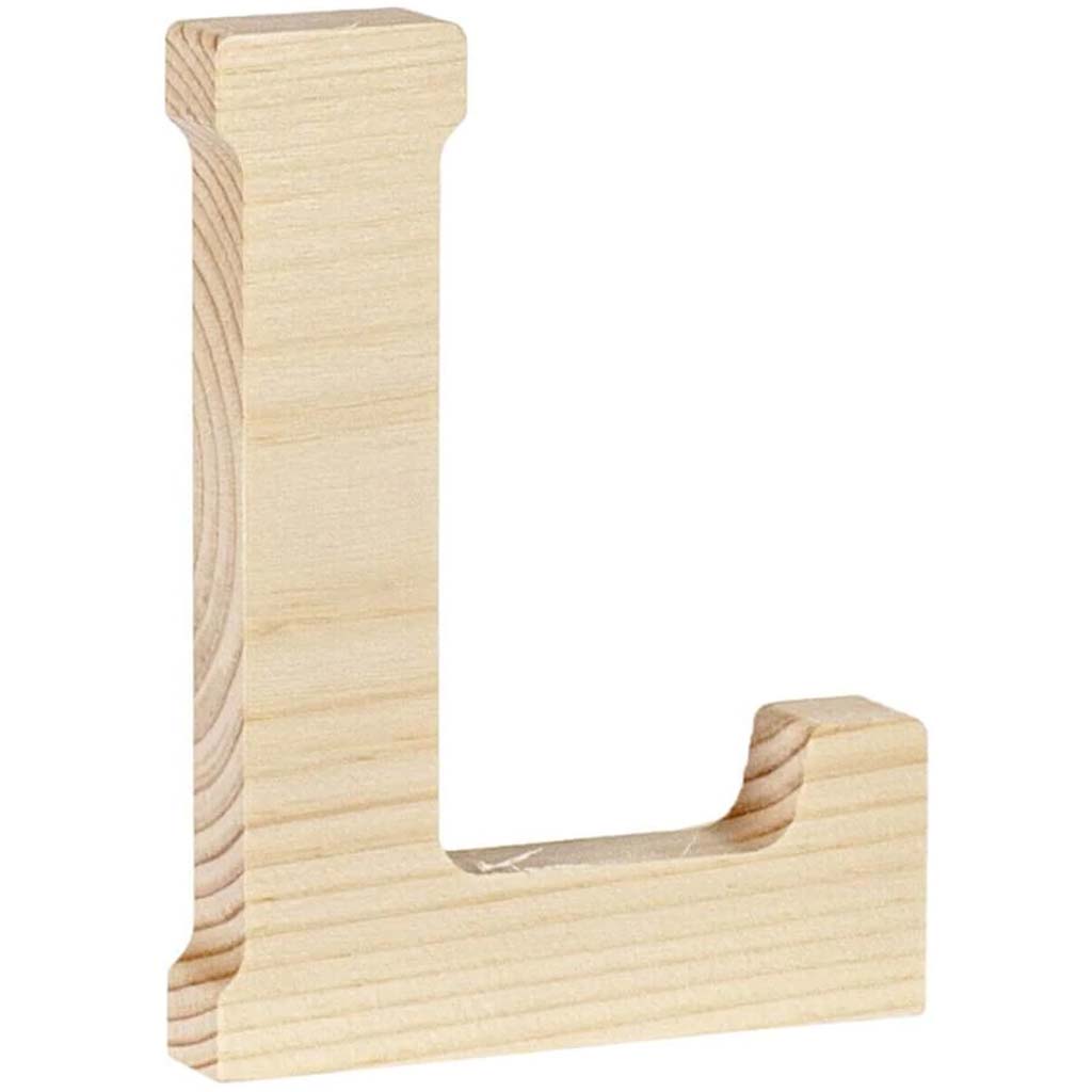 Wood Letter L 5in