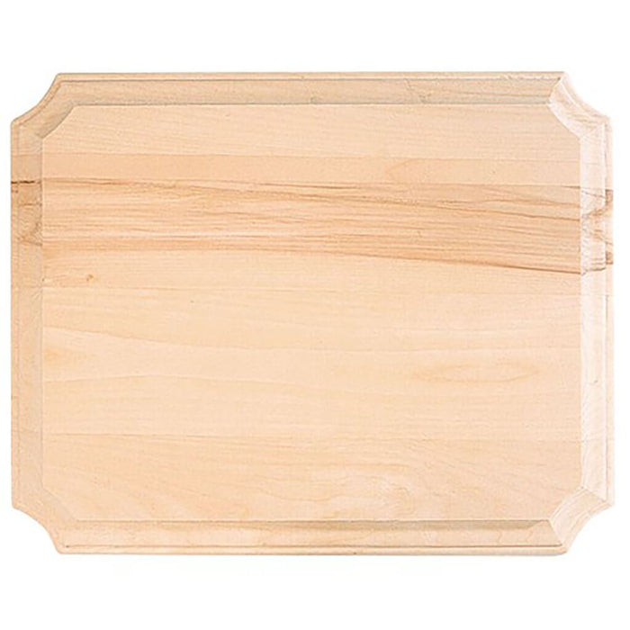 Wood Plaque Wide Edge French Corner 11in x 14in
