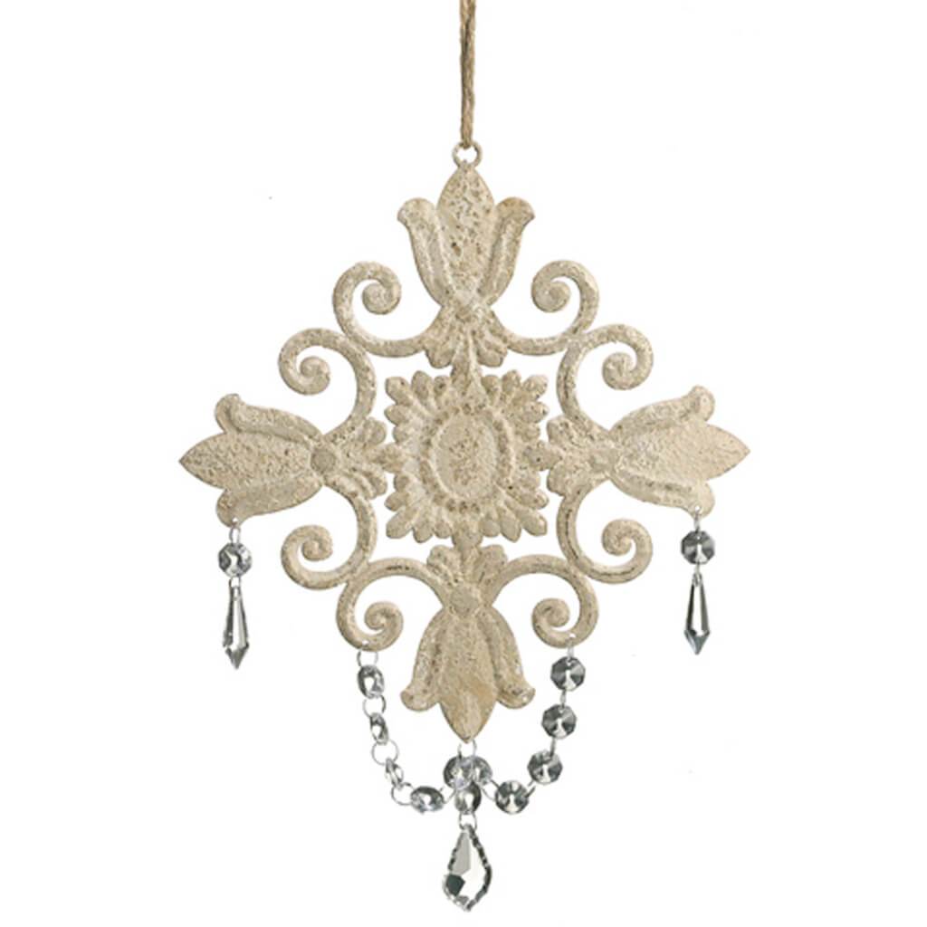 Metal Cross Ornament 