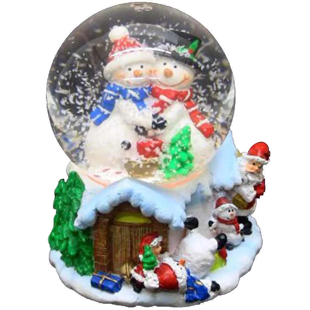 Christmas Polyresin Waterball 100mm 