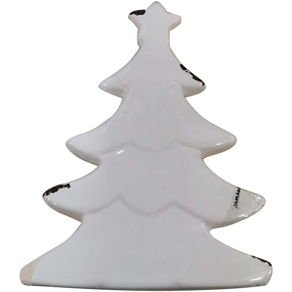 Christmas Tree Ceramic White