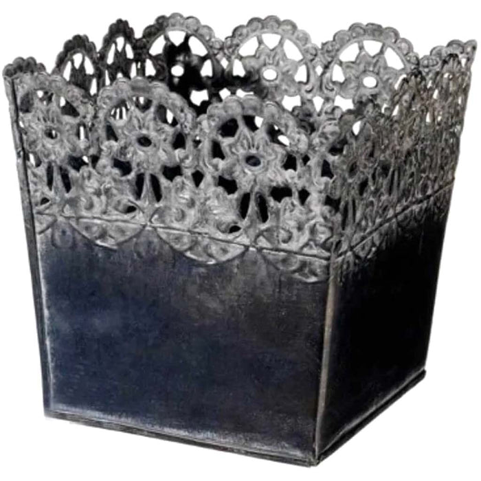5.9H5.9"L Laced Tin Can 