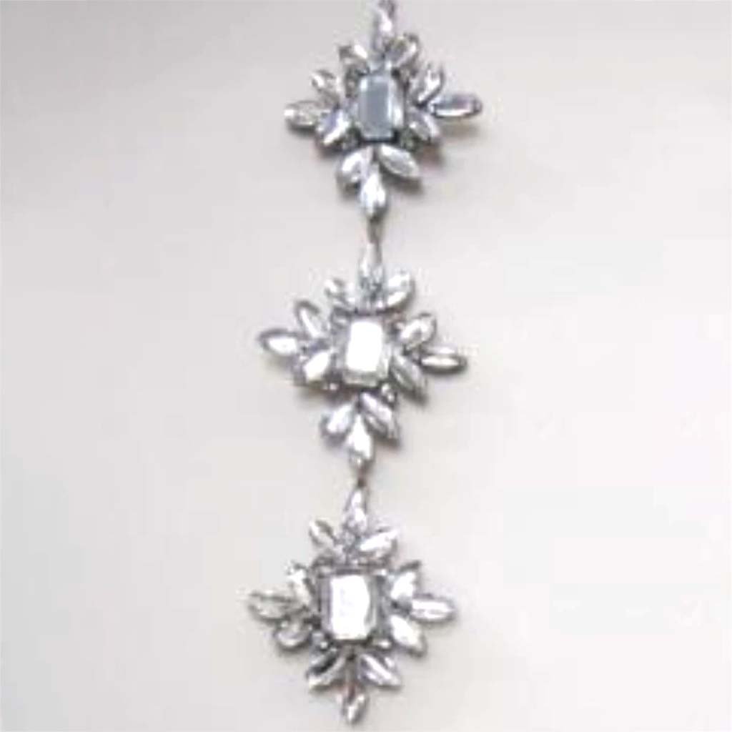 Rhinestone Drop Ornament 