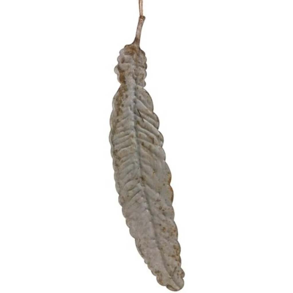 Metal Leaf Ornament 