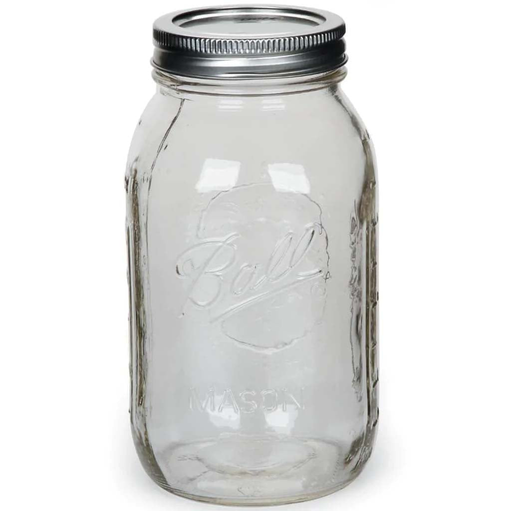 BALL MASON JAR SM MOUTH/LID 32OZ 