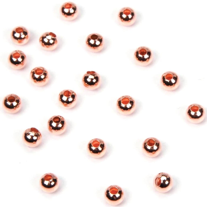 BEAD SMOOTH ROSE GOLD 90PC 4MM 