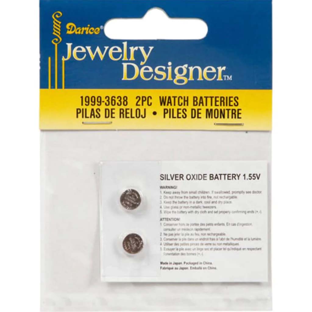 WATCH BATTERIES 2PC 