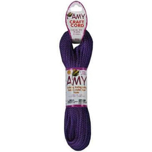 Amy Craft Cord Purple 2mm x 25 yards 
